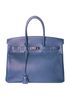 Birkin 35 in Bleu de Prusse Epsom Leather, front view